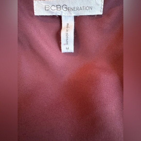 BCBGeneration-Red Sleeveless Romper for Casual Resort Wear-Size M - Picture 6 of 7